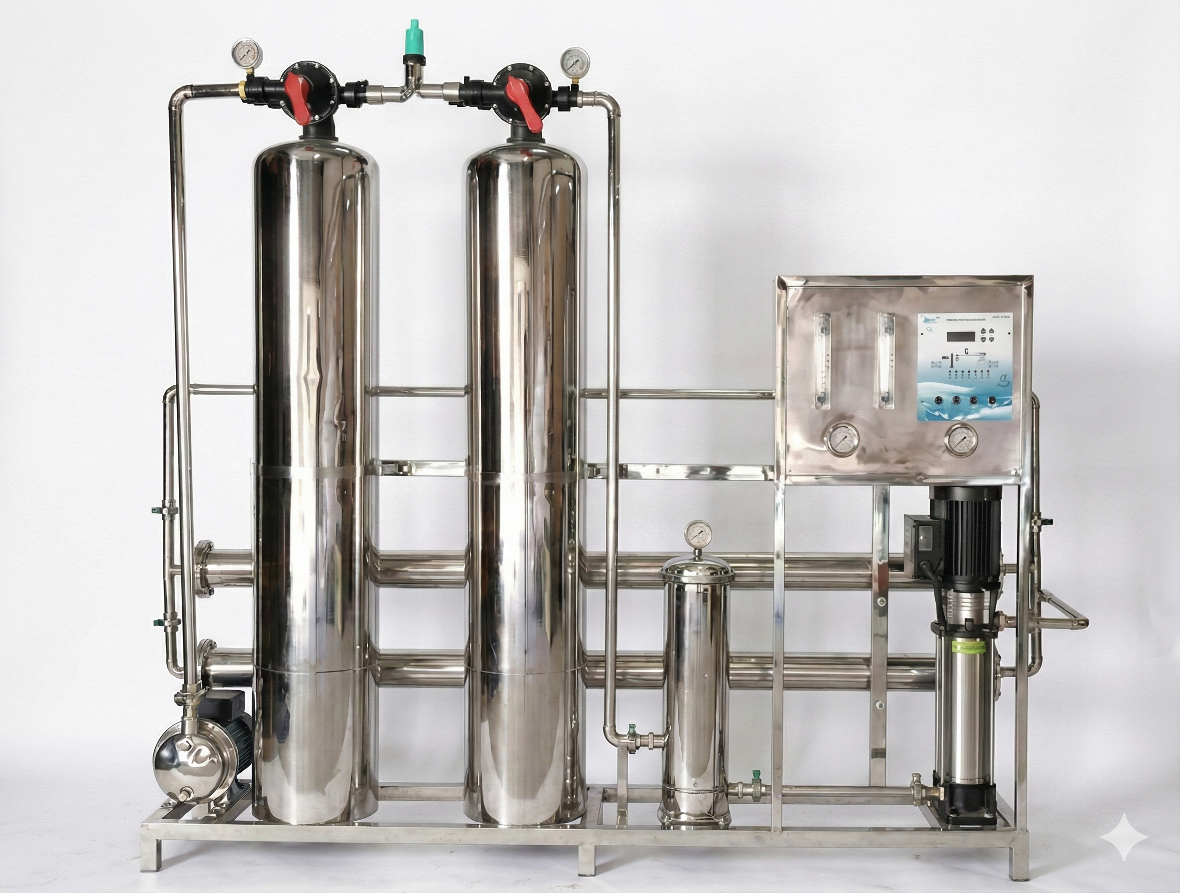 Premium 1000 LPH Stainless Steel (SS) RO Plant | I-1000 LPH 